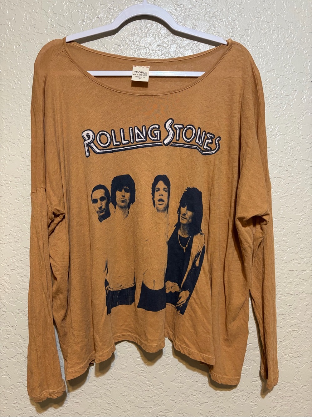 People of Leisure Rolling Stones Graphic Long Sleeve Tee